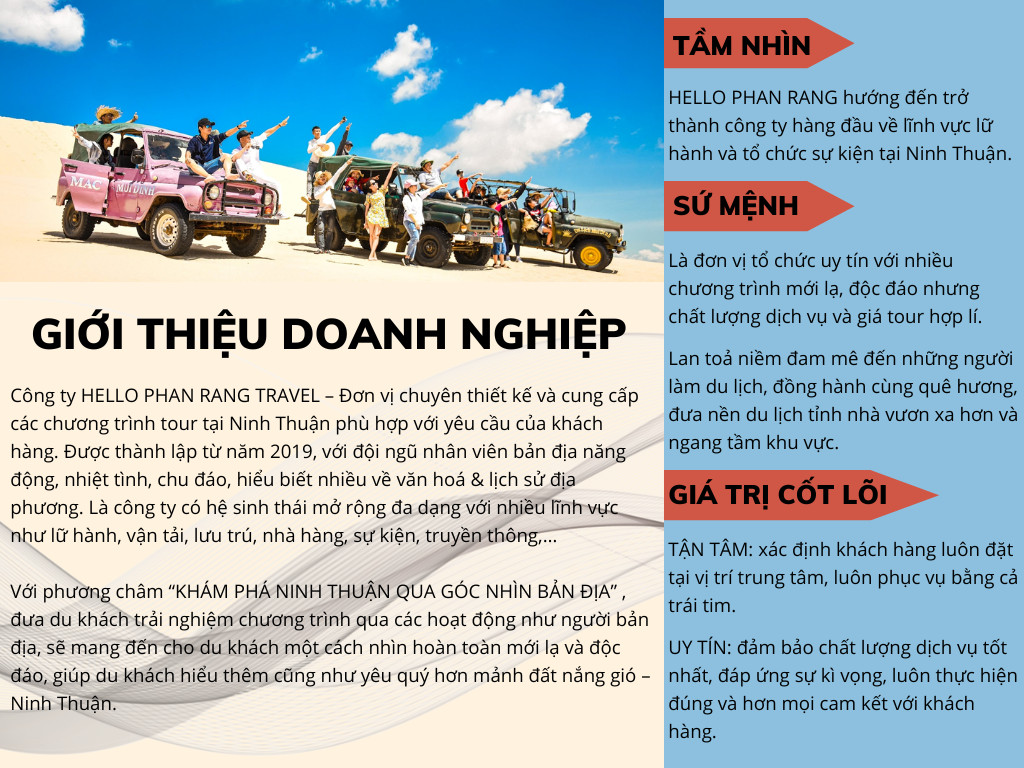 Hello Phan Rang Travel - Đơn vị làm tour Ninh Thuận tốt nhất