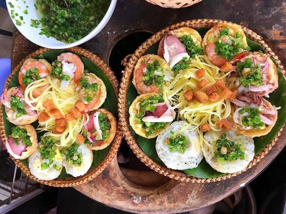 "Bánh căn" "Bánh xèo" Phan Rang