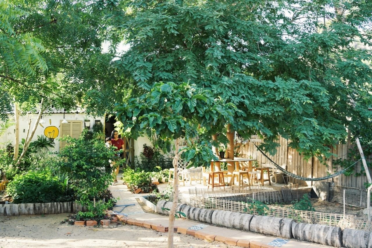 Không gian bình yên tại Garden homestay