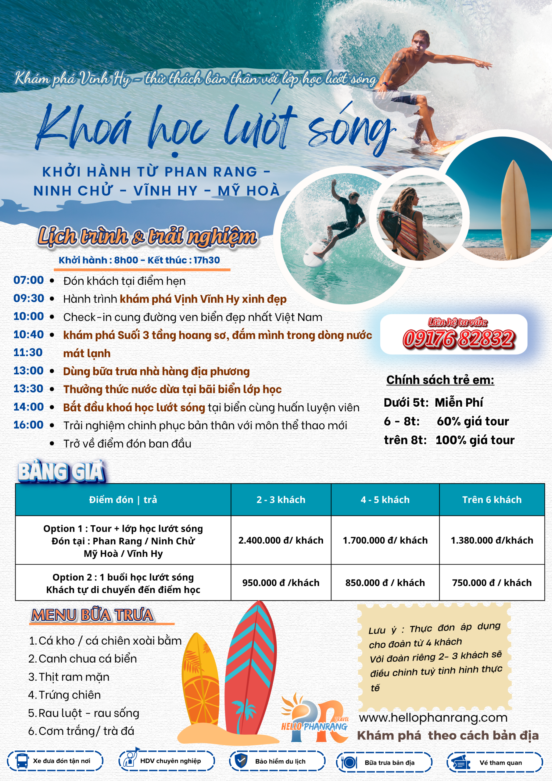 Học lướt sóng Phan Rang