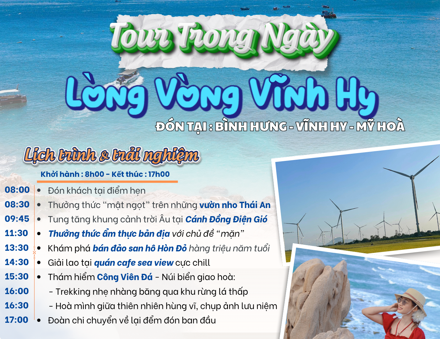 tour công viên đá hòn đỏ đón tại Vĩnh Hy tour công viên đá hòn đỏ đón tại Vĩnh Hy